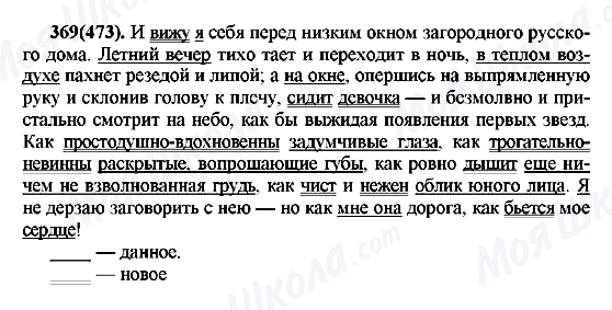 ГДЗ Російська мова 7 клас сторінка 369(473)