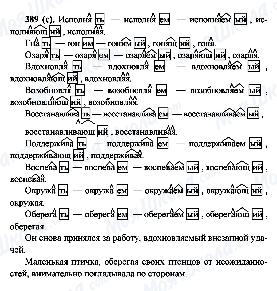 ГДЗ Російська мова 6 клас сторінка 389(c)