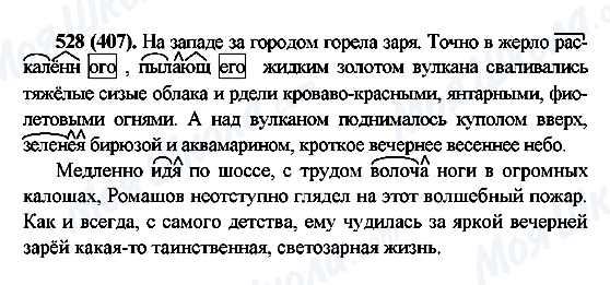 ГДЗ Русский язык 6 класс страница 528(407)