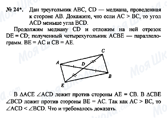 ГДЗ Геометрія 9 клас сторінка 24