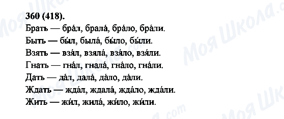 ГДЗ Російська мова 6 клас сторінка 360(418)