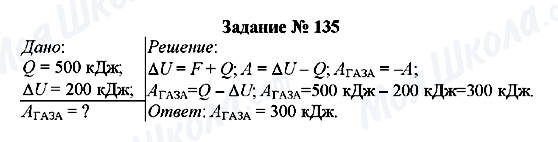 ГДЗ Физика 8 класс страница Задание № 135