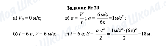 ГДЗ Физика 8 класс страница Задание № 23