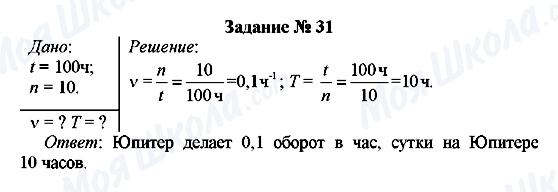 ГДЗ Физика 8 класс страница Задание № 31