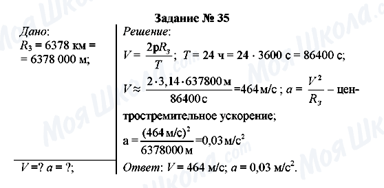 ГДЗ Фізика 8 клас сторінка Задание № 35