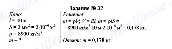 ГДЗ Физика 7 класс страница Задание № 37