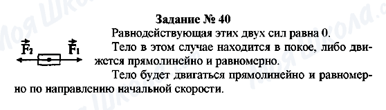 ГДЗ Фізика 8 клас сторінка Задание № 40