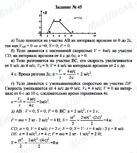 ГДЗ Фізика 8 клас сторінка Задание № 45