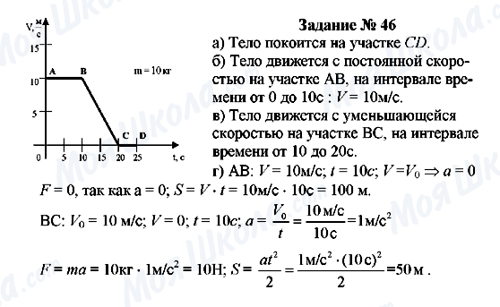 ГДЗ Фізика 8 клас сторінка Задание № 46