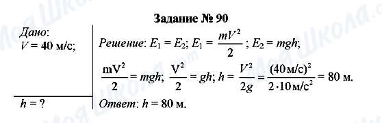 ГДЗ Фізика 8 клас сторінка Задание № 90