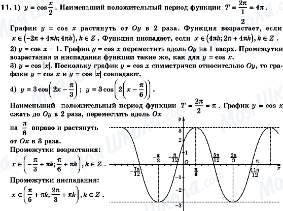 ГДЗ Алгебра 10 клас сторінка 11