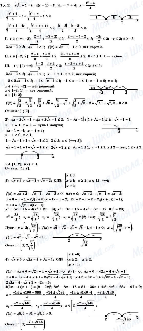 ГДЗ Алгебра 10 класс страница 15