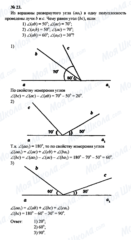ГДЗ Геометрія 7 клас сторінка 23