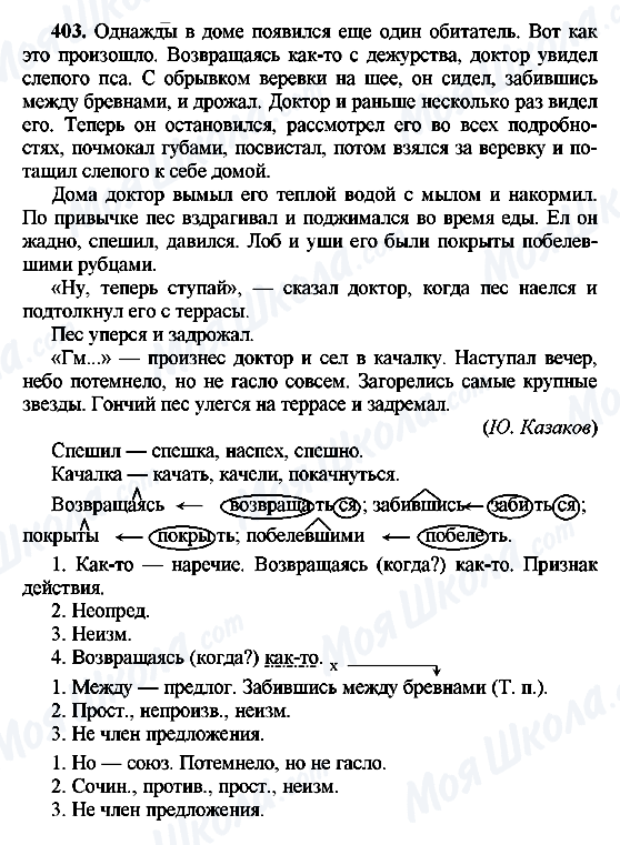 ГДЗ Русский язык 8 класс страница 403