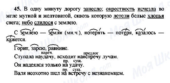 ГДЗ Русский язык 9 класс страница 45