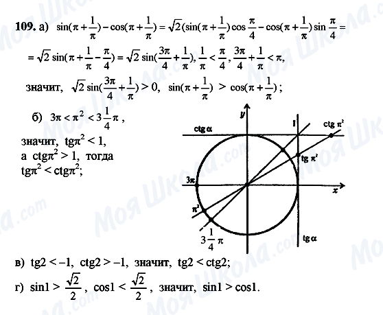 ГДЗ Алгебра 10 класс страница 109