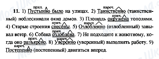 ГДЗ Російська мова 8 клас сторінка 11