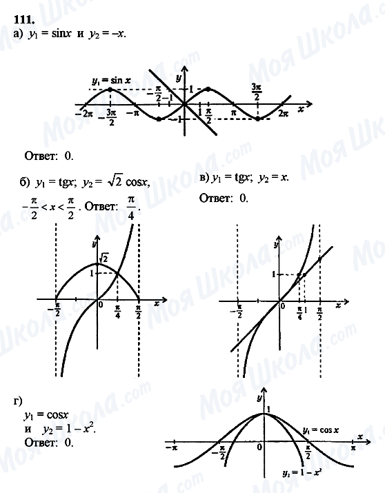 ГДЗ Алгебра 10 класс страница 111
