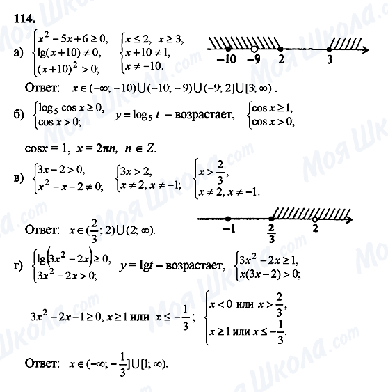 ГДЗ Алгебра 10 клас сторінка 114