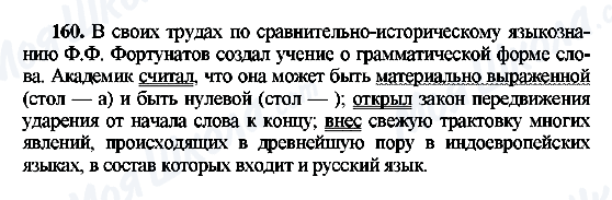 ГДЗ Русский язык 8 класс страница 160