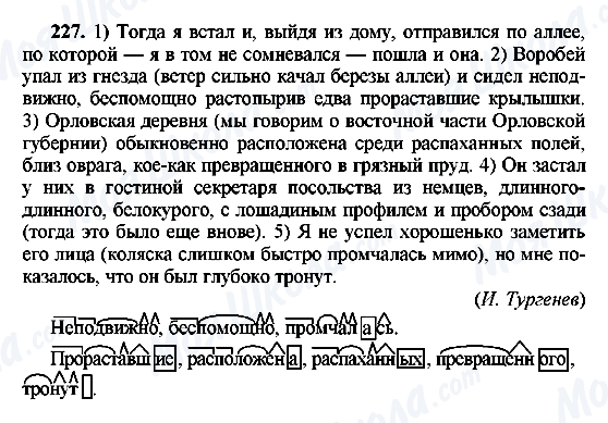 ГДЗ Русский язык 8 класс страница 227