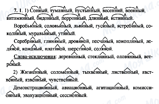 ГДЗ Російська мова 8 клас сторінка 7