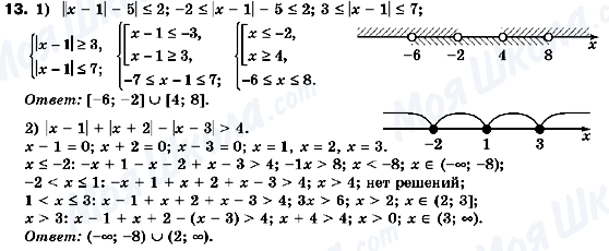 ГДЗ Алгебра 10 клас сторінка 13