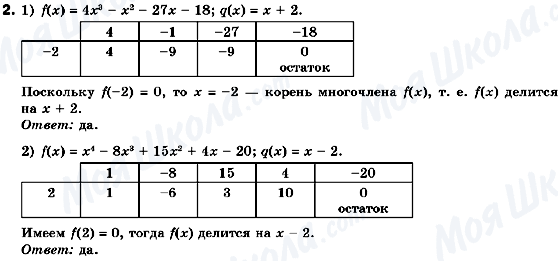 ГДЗ Алгебра 10 класс страница 2