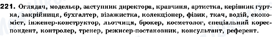 ГДЗ Українська мова 10 клас сторінка 221