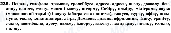 ГДЗ Українська мова 10 клас сторінка 236