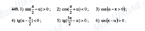 ГДЗ Алгебра 10 класс страница 449