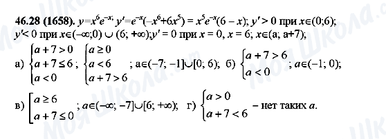 ГДЗ Алгебра 10 клас сторінка 46.28(1658)