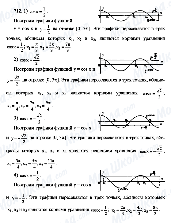 ГДЗ Алгебра 10 клас сторінка 712