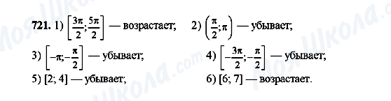 ГДЗ Алгебра 10 класс страница 721