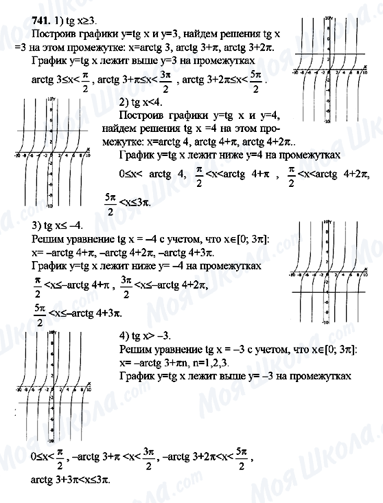 ГДЗ Алгебра 10 клас сторінка 741
