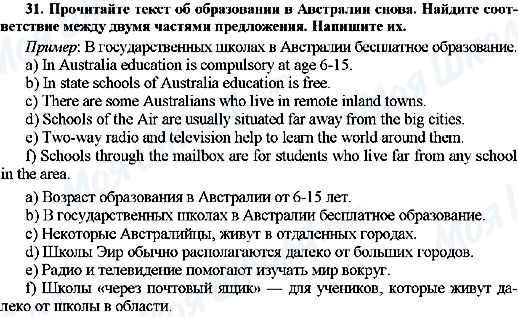 ГДЗ Англійська мова 7 клас сторінка 31