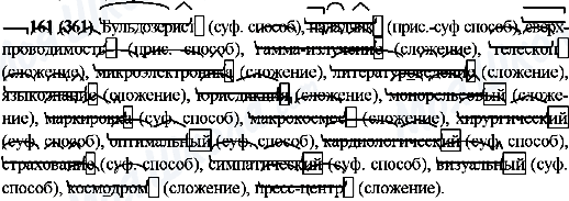 ГДЗ Російська мова 10 клас сторінка 161(361)