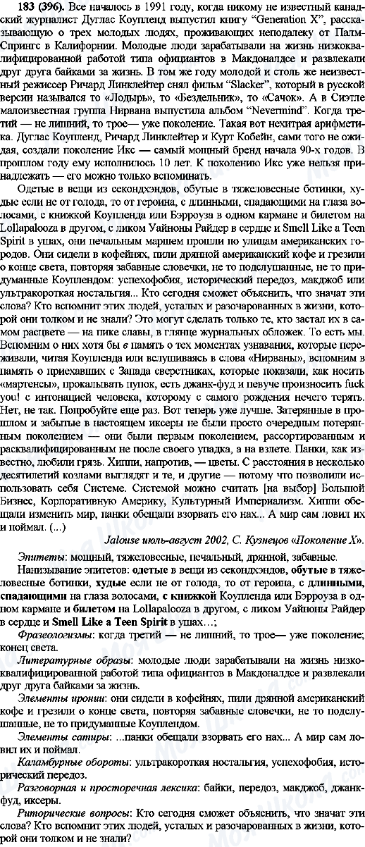 ГДЗ Русский язык 10 класс страница 183