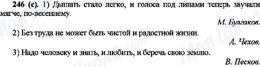ГДЗ Російська мова 10 клас сторінка 246(с)