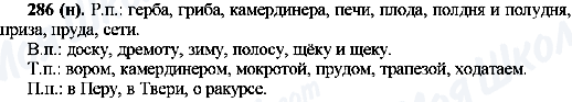 ГДЗ Російська мова 10 клас сторінка 286(н)
