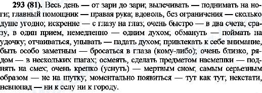 ГДЗ Русский язык 10 класс страница 293(81)