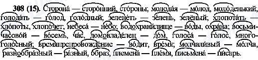ГДЗ Російська мова 10 клас сторінка 308(15)