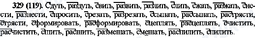 ГДЗ Російська мова 10 клас сторінка 329(119)