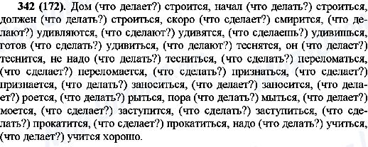 ГДЗ Російська мова 10 клас сторінка 342(172)