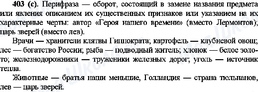 ГДЗ Російська мова 10 клас сторінка 403(с)