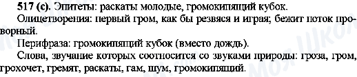 ГДЗ Російська мова 10 клас сторінка 517(с)