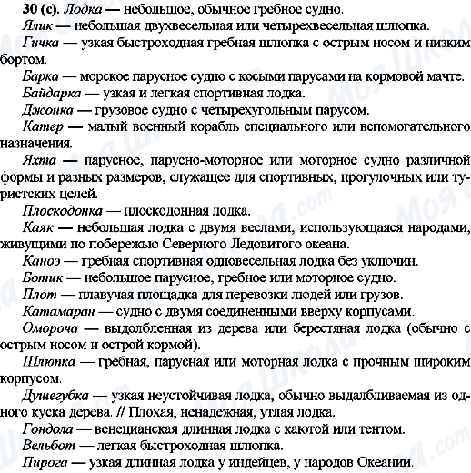 ГДЗ Російська мова 10 клас сторінка 30(с)