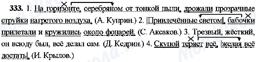 ГДЗ Російська мова 8 клас сторінка 333