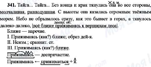 ГДЗ Русский язык 8 класс страница 341
