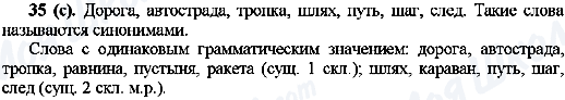 ГДЗ Російська мова 10 клас сторінка 35(с)